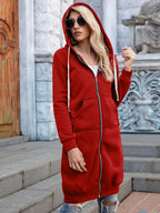 Zip-up Longline Hoodie Pockets (31)