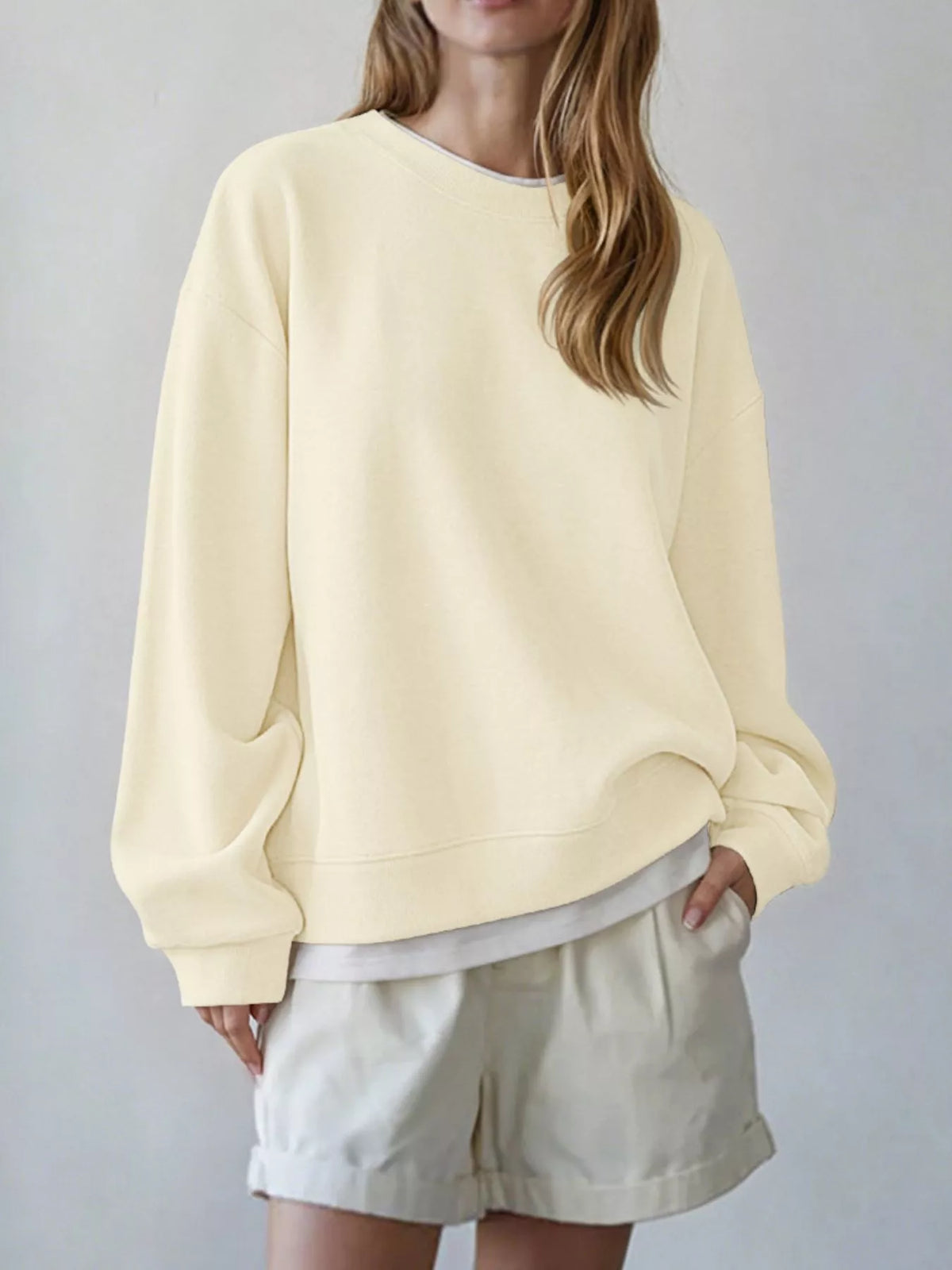 Oversized Crew Neck Sweatshirt (14)