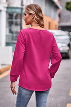 Round Neck Long Sleeve Tee (2)