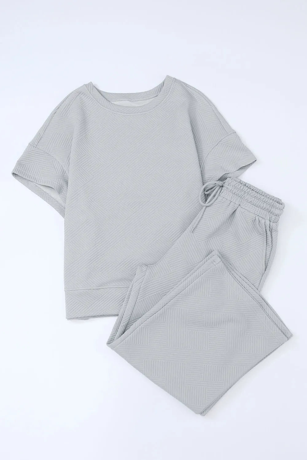 Short Sleeve Top Pants Set (36)