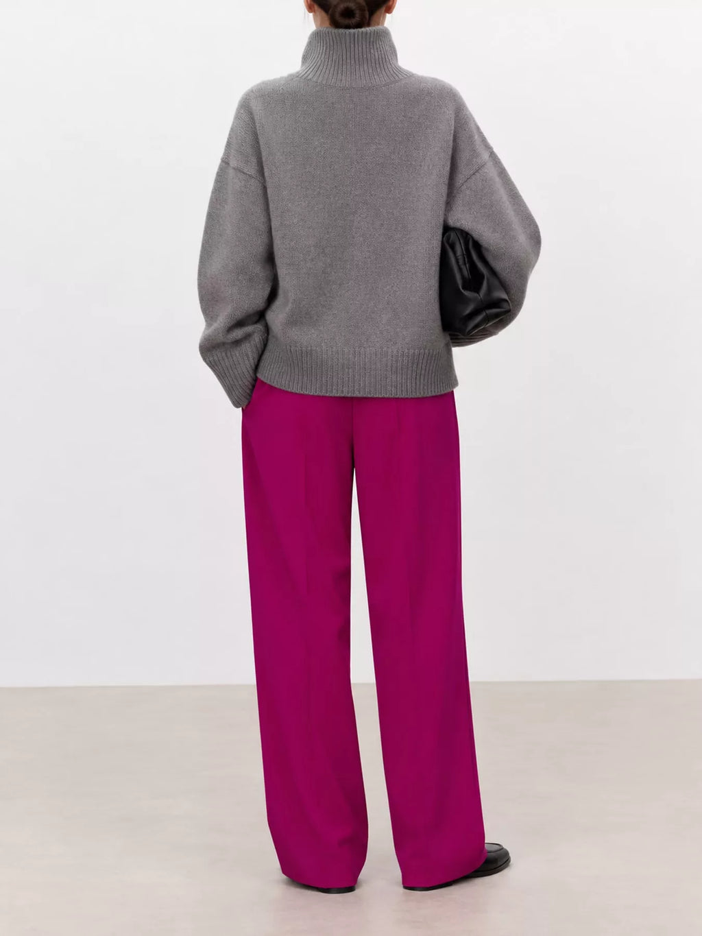 Oversized Turtleneck Wool Sweater (29)