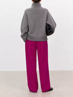 Oversized Turtleneck Wool Sweater (29)