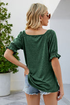 Short Flounce Sleeve Top (15)