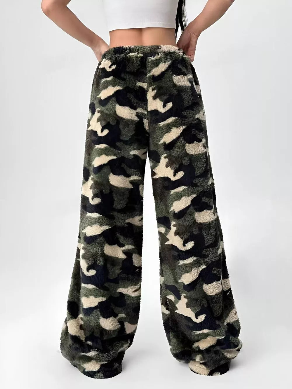 Leopard Wide Leg Plush Pants (10)