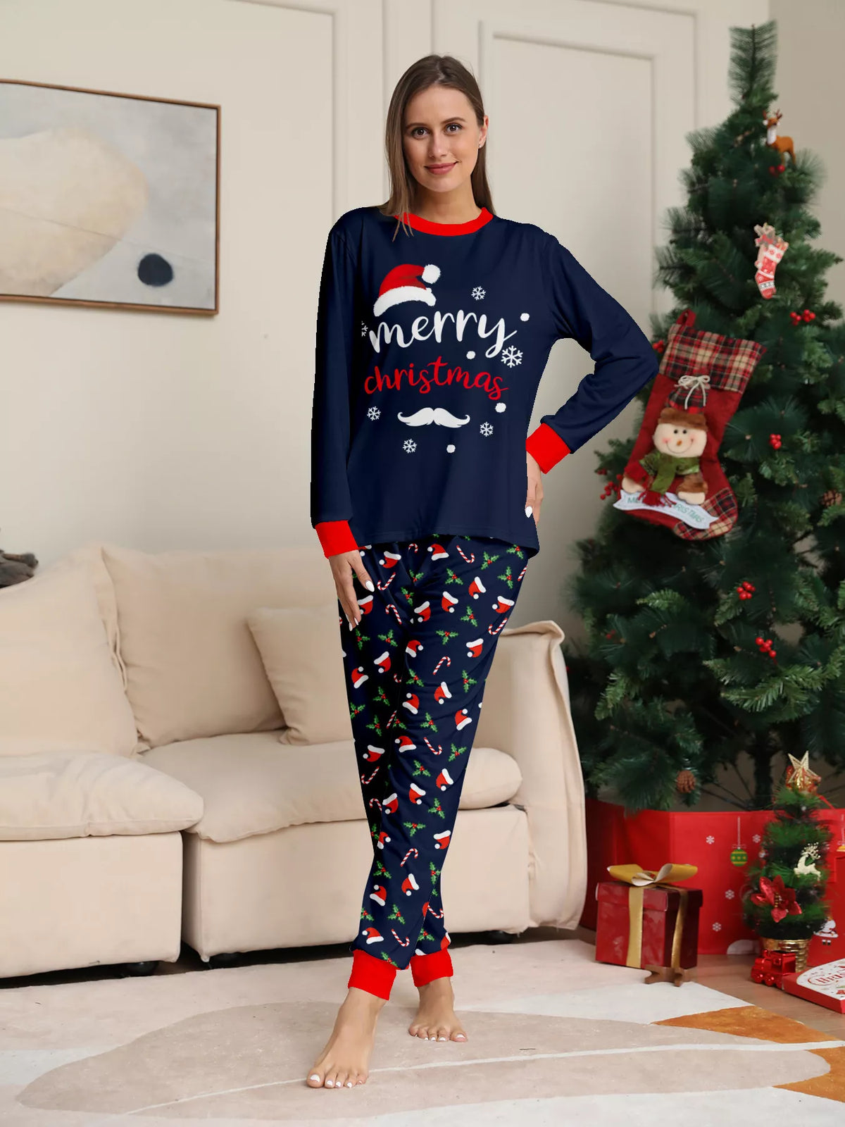 Full Size Family Matching Christmas Pajama Set Plus (4)