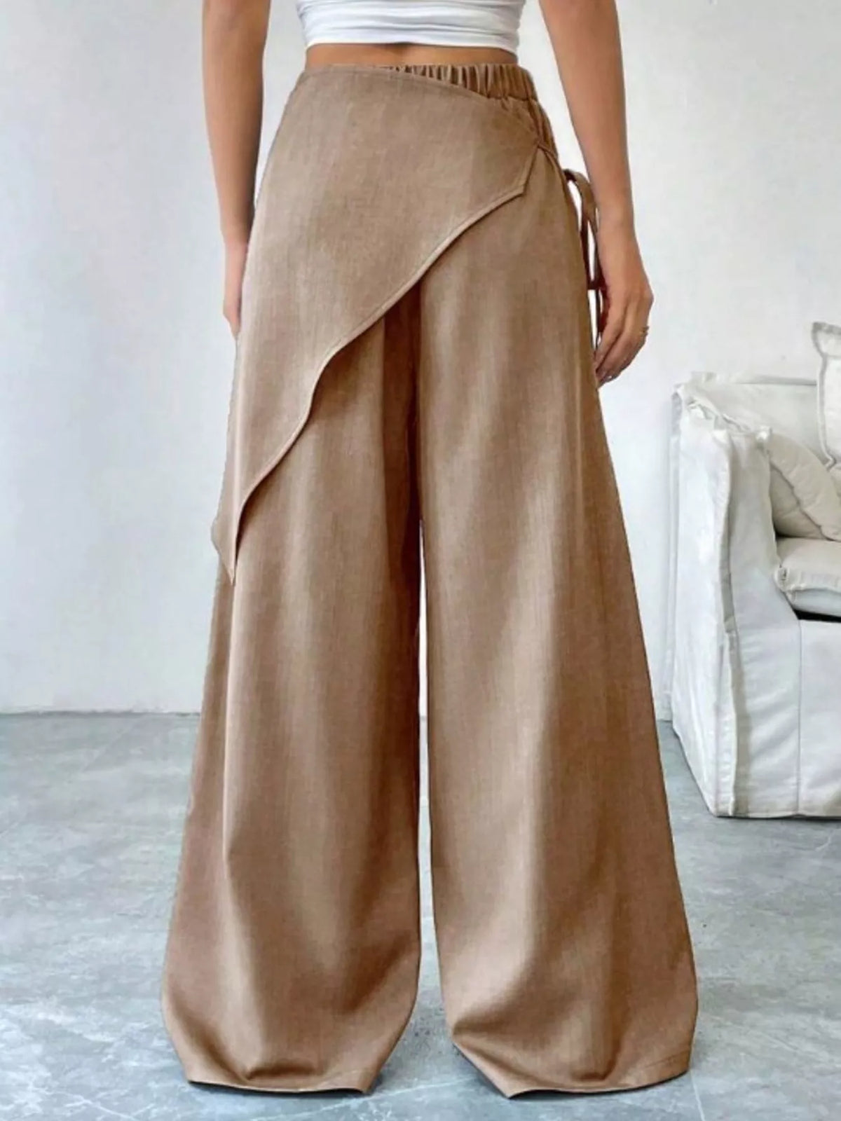 Wrap-front Wide-leg Pants (13)