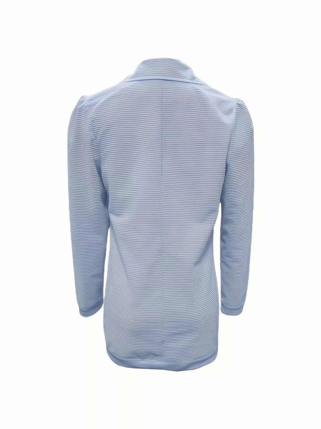 Texture Knit Double-breasted Blazer (12)