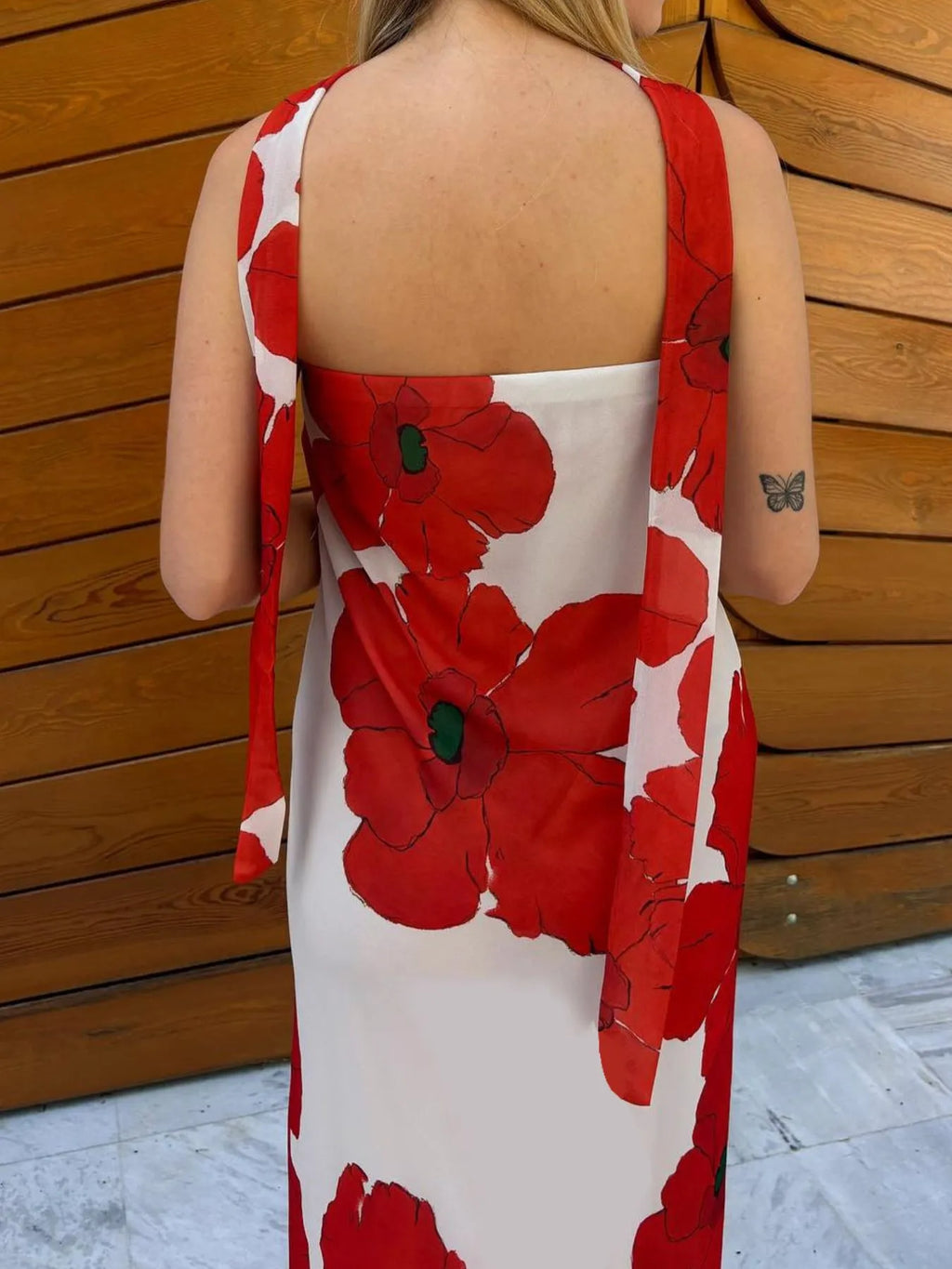 Printed Tube Maxi Dress (11)