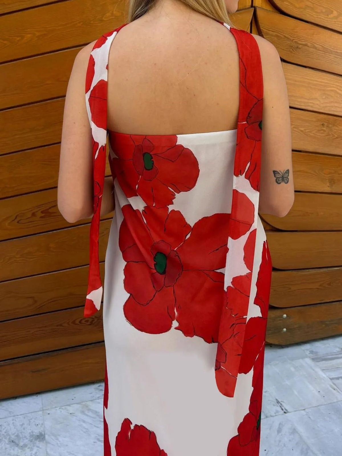 Printed Tube Maxi Dress (11)