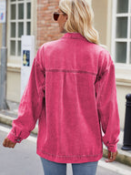 Button Up Denim Jacket Pockets (2)