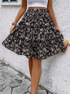 Floral Print Midi Skirt (11)