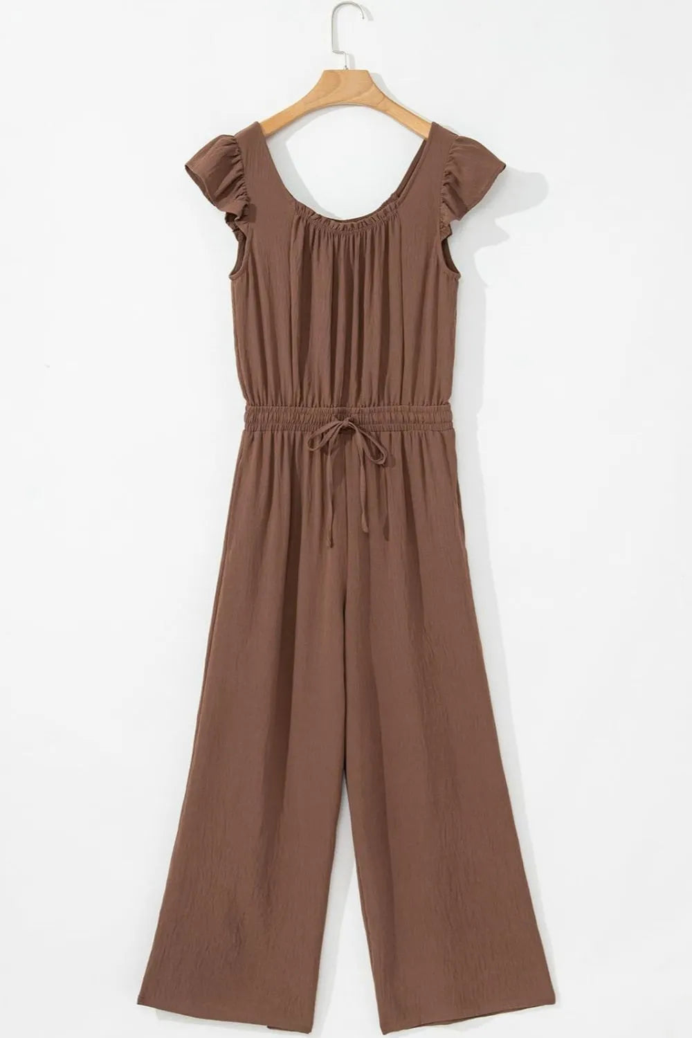 Ruffled Cap Sleeve Wide Leg Jumpsuit (6)