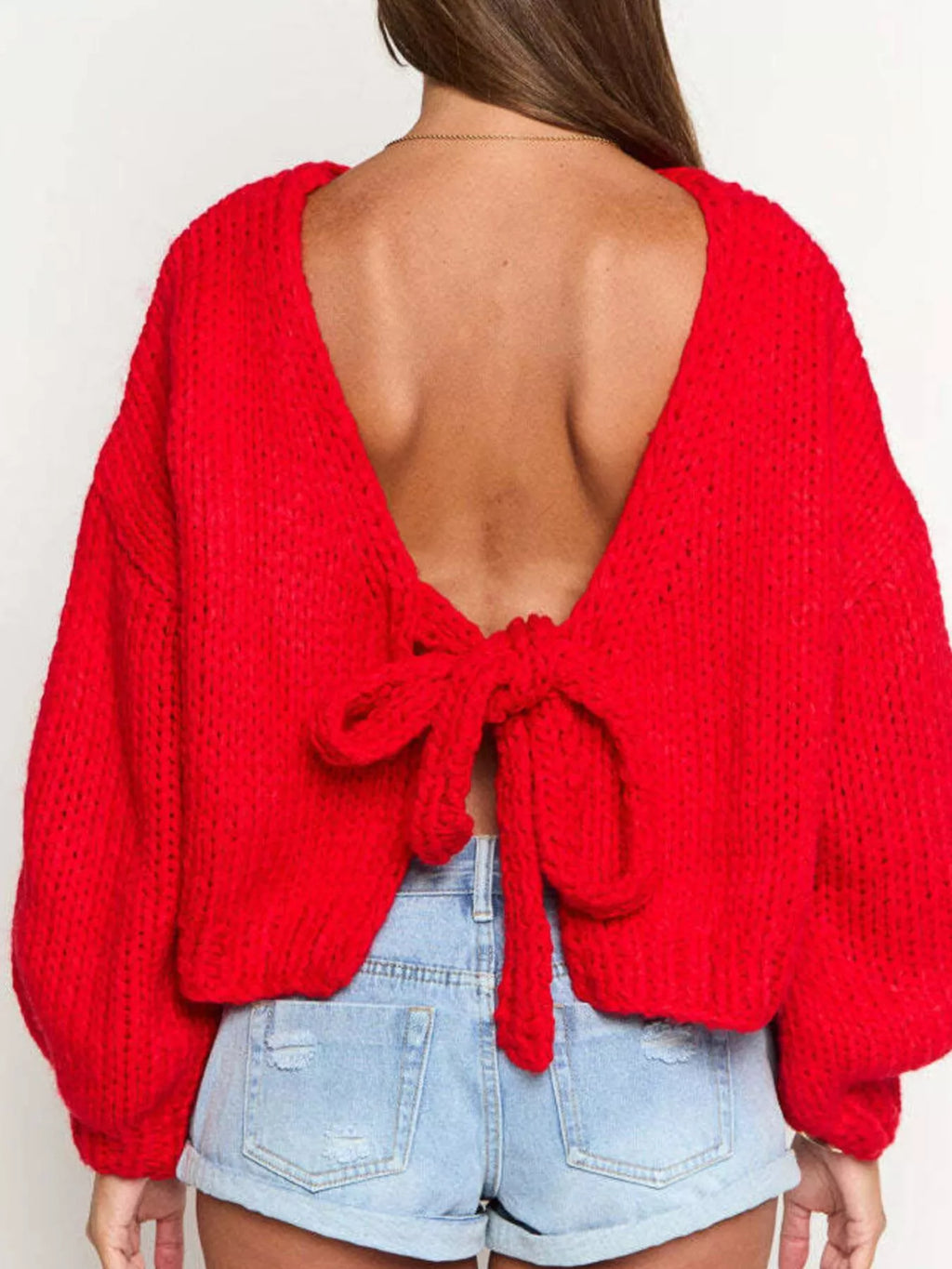 Chunky Knit Tie-front Cardigan (6)