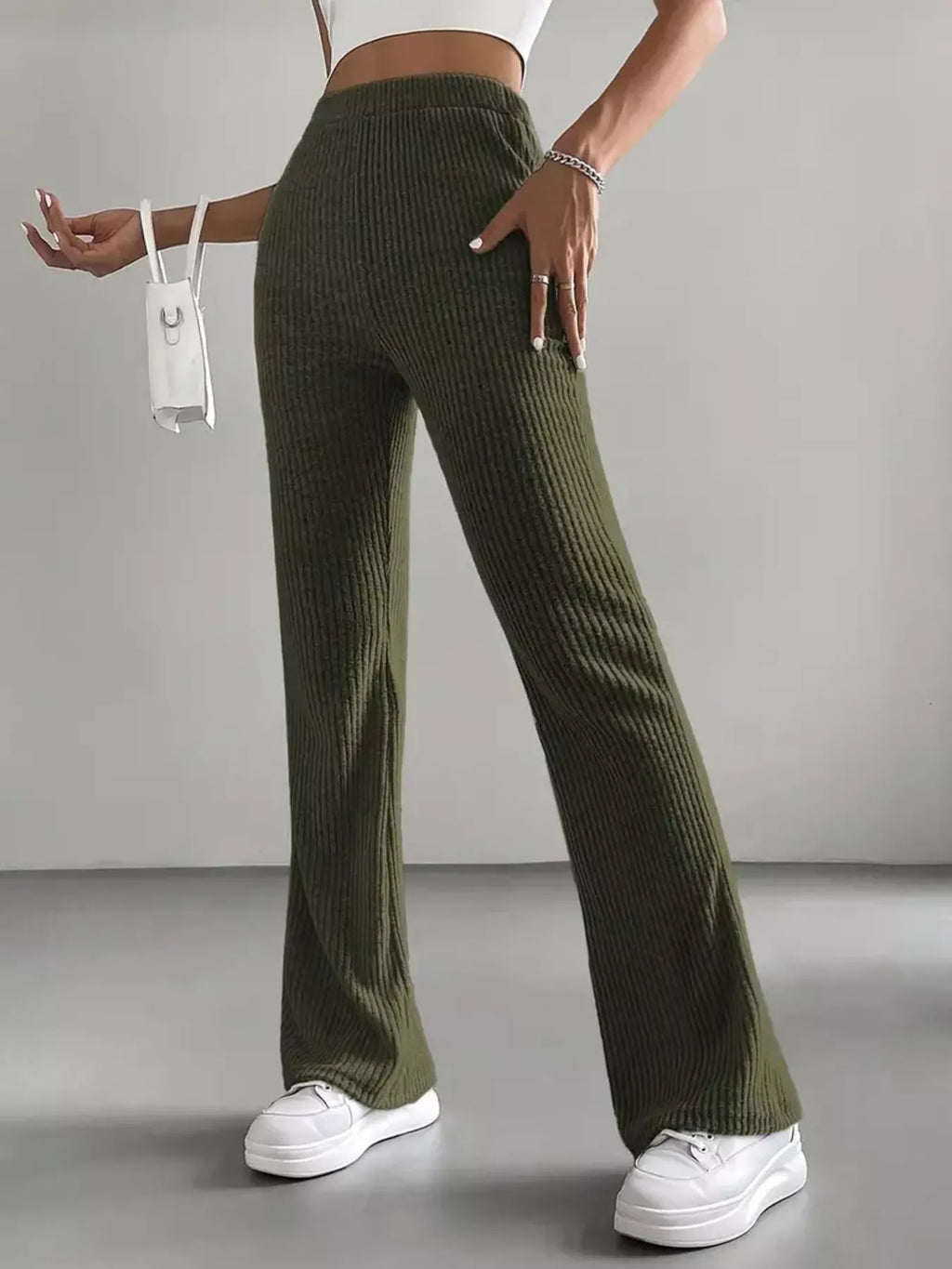 High Waist Flare Pants (6)
