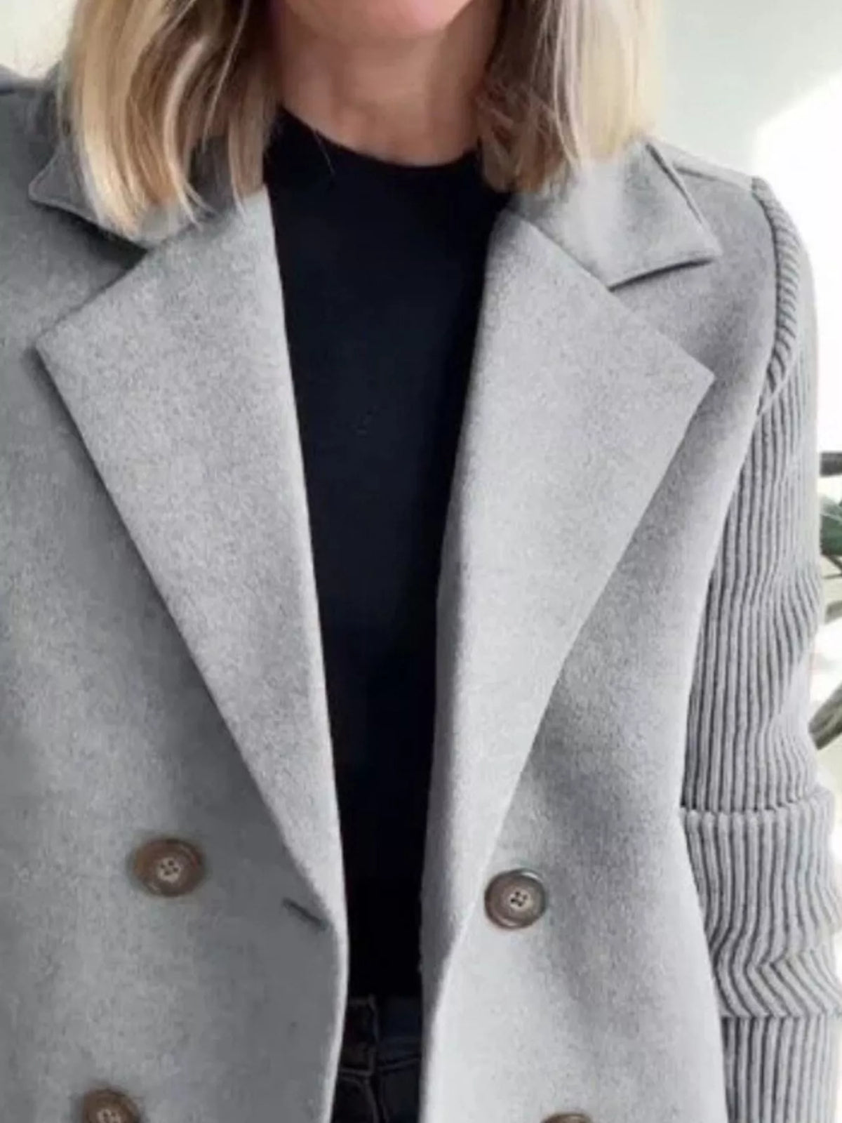 Full Size Knitted Blazer (18)