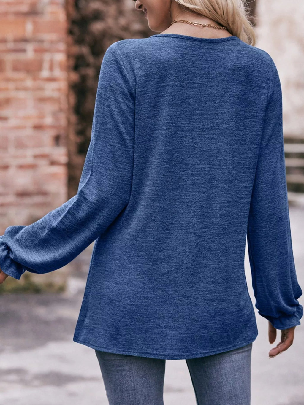 Ruffle Cuff Long Sleeve T-shirt (12)