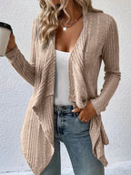 Open Front Long Sleeve Cardigan (2)