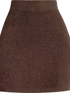 Plush Knit Mini Skirt (4)