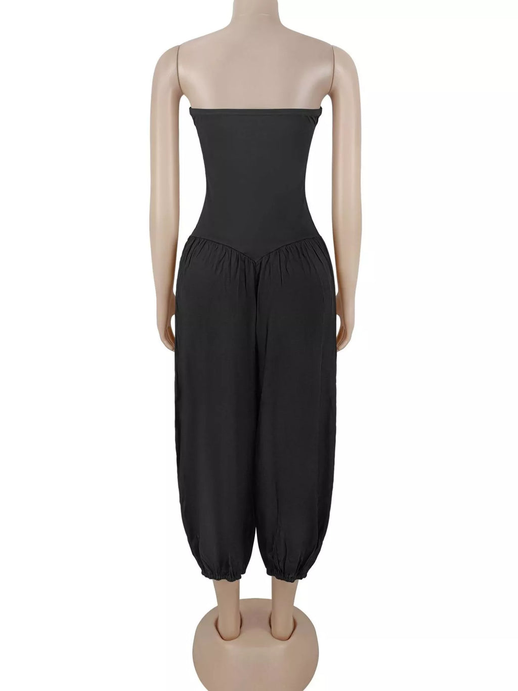 Strapless Ruched Wide-leg Jumpsuit (11)
