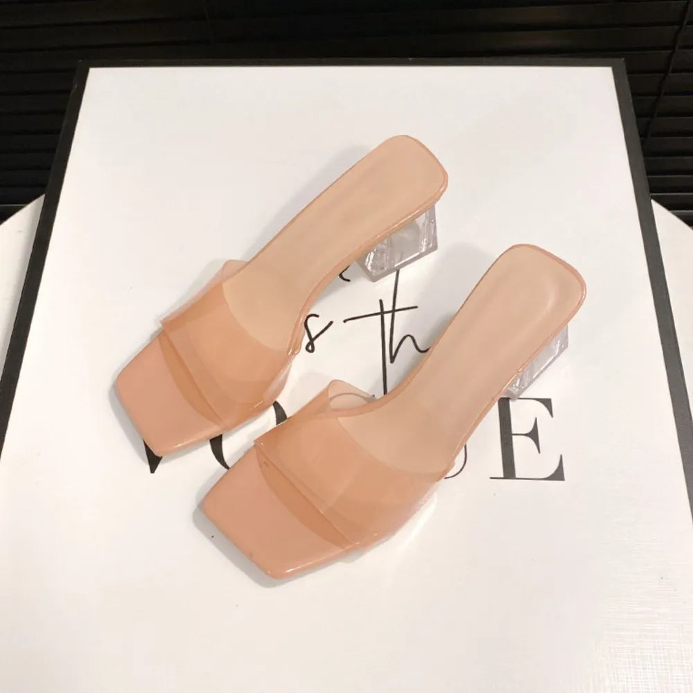 Open Toe Block Heel Sandals (5)