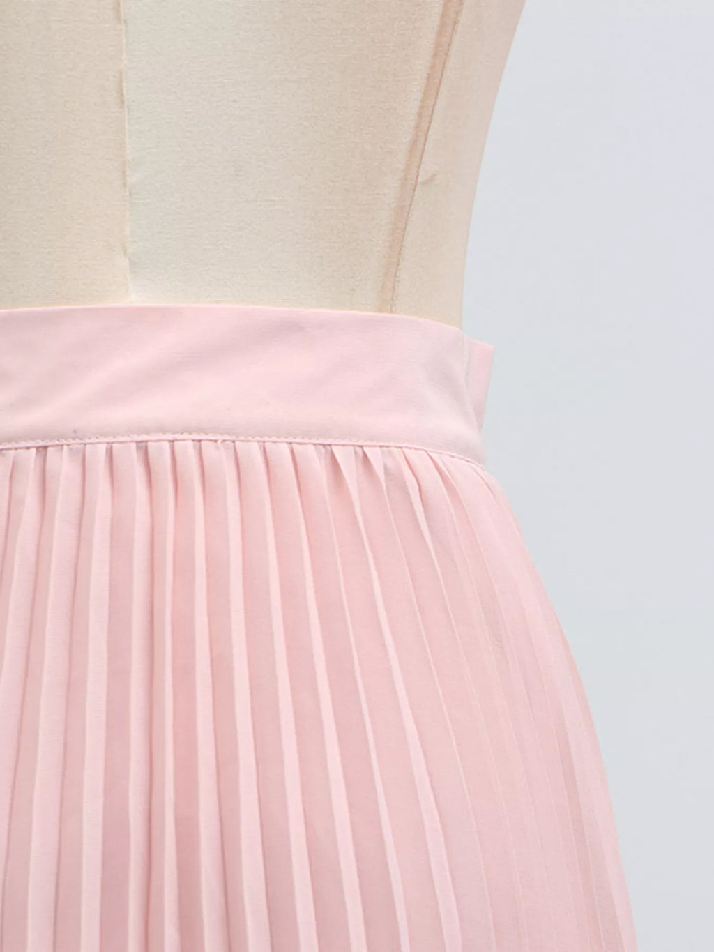 Frill Lapel Collar Top Pleated Skirt Set (21)