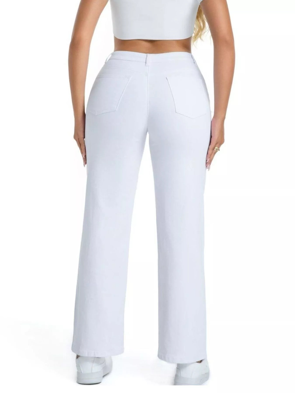 Frayed Edge Straight Leg Jeans (22)