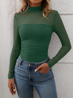 Mock Neck Long Sleeve Top (24)