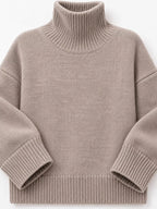 Oversized Turtleneck Wool Sweater (7)