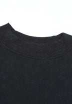 Mock Neck Dropped Shoulder Sweatshirt (17)