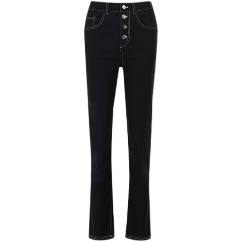 Exposed Black Straight-leg Jeans photo 2