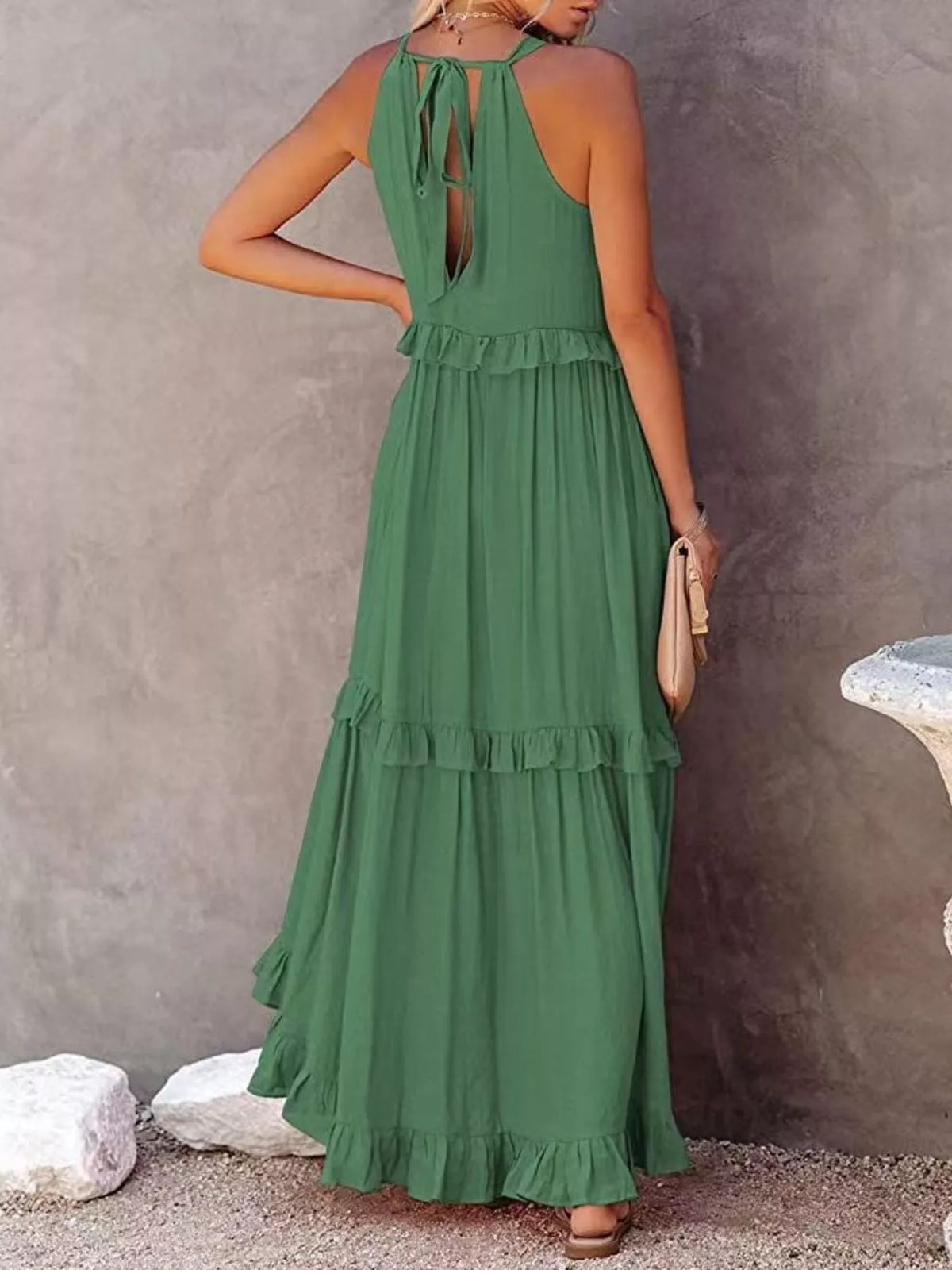 Ruffled Tiered Sleeveless Maxi Dress (6)