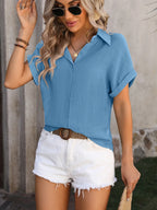 Button Up Short Sleeve Shirt (7)