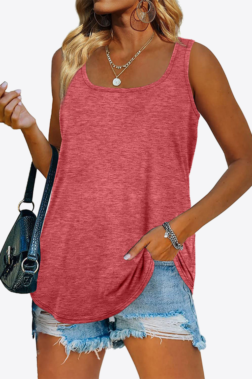 Curved Hem Square Neck Tank (25)