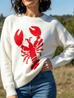 Lobster Graphic Crew Neck Sweater (2)