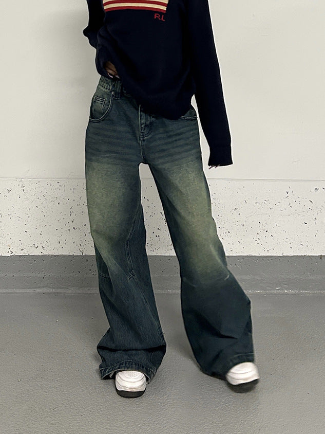 Plus Size Idle Retro Washed Jeans photo 8