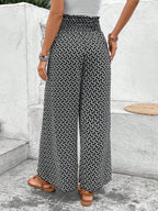 Tied Printed Wide Leg Pants (8)