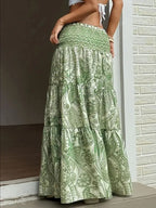 Paisley Print Maxi Skirt (17)