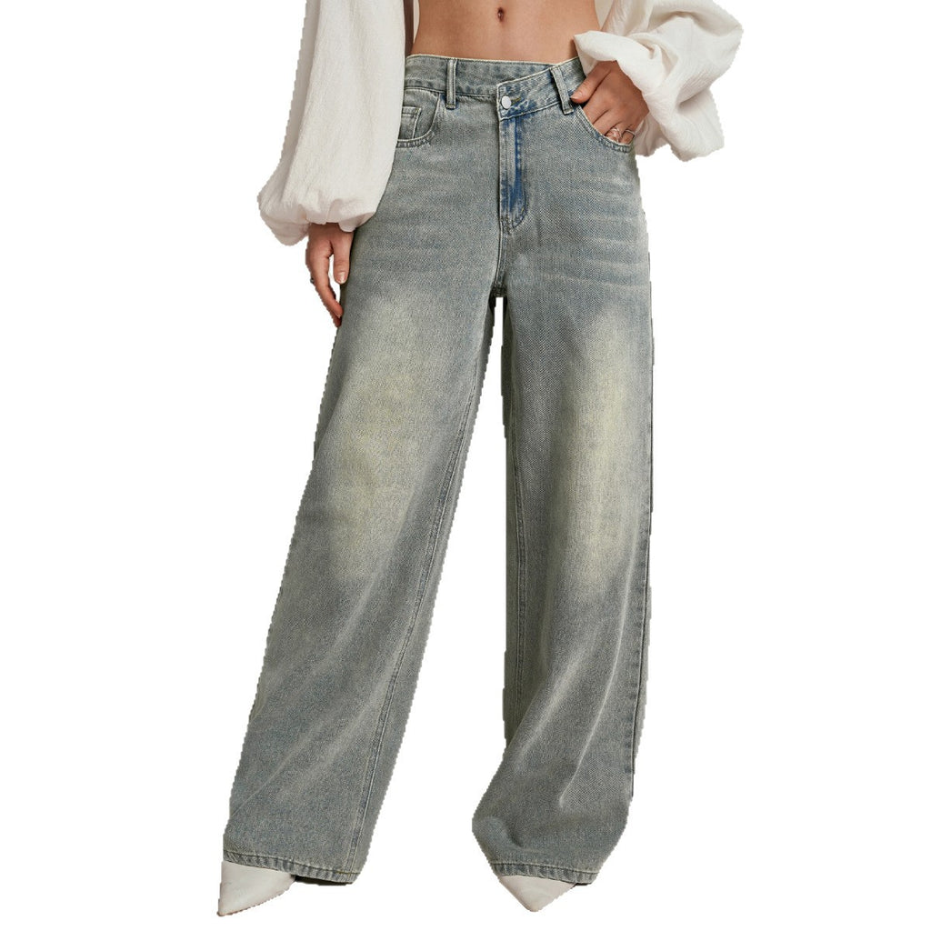 Loose Slightly Flared Street-style Trousers variant CJNZ274437601AZ|CJNZ274437602BY|CJNZ274437603CX|CJNZ274437604DW|CJNZ274437605EV