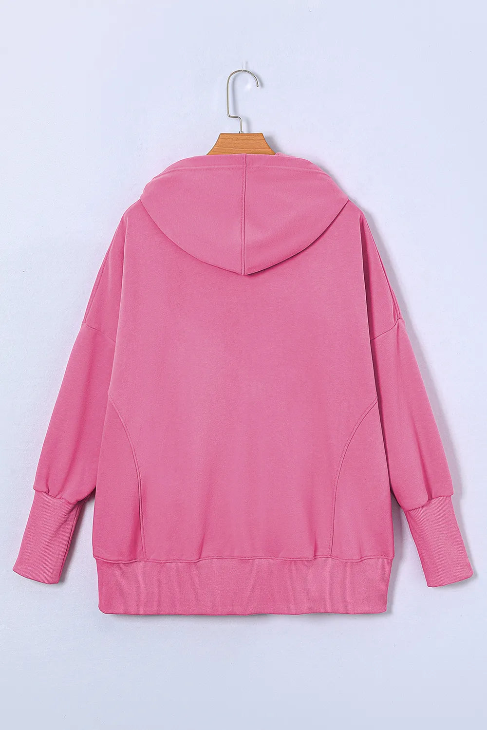 Quarter-snap Dropped Shoulder Hoodie (8)