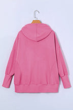 Quarter-snap Dropped Shoulder Hoodie (8)
