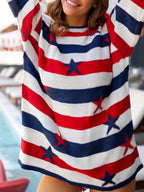 Stars Stripes Long Sleeve Sweater (4)