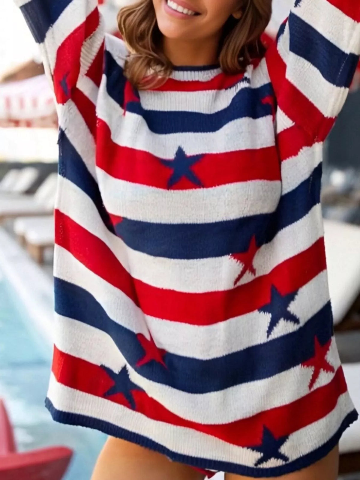 Stars Stripes Long Sleeve Sweater (4)