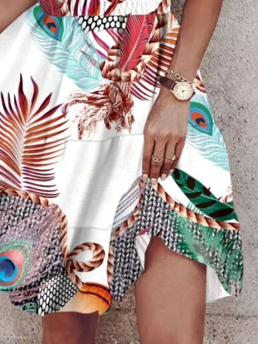 Paisley Print Halter Neck Mini Dress (26)