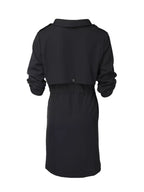 Drape Collar Lightweight Trench Coat (14)