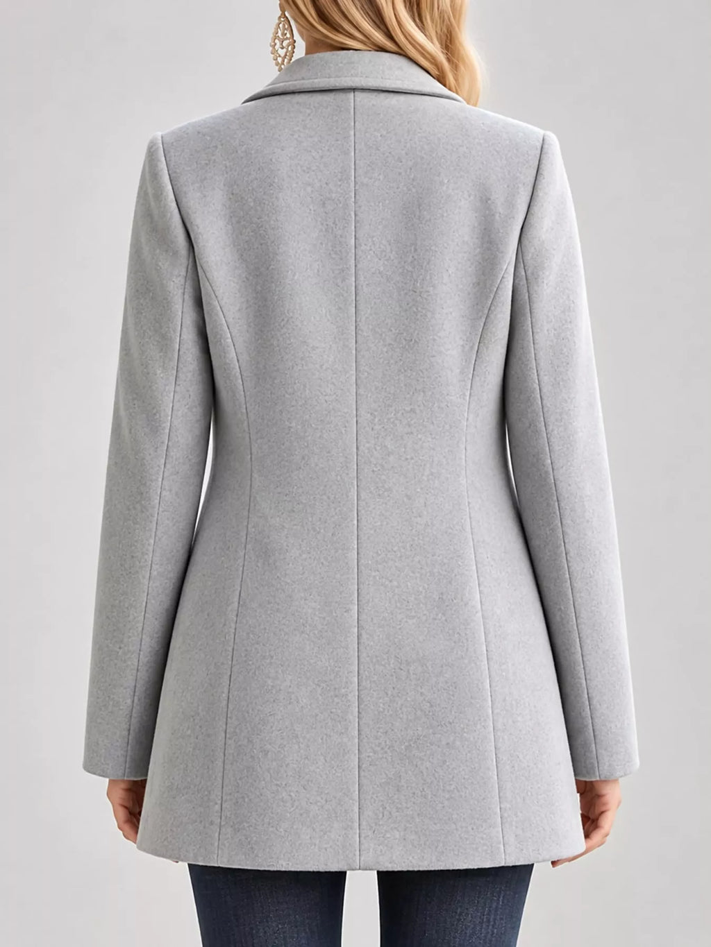 Single-breasted Longline Coat (8)