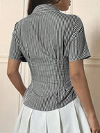 Button Down Short Sleeve Shirt (17)