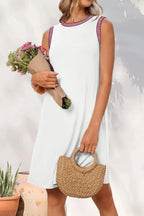 Round Neck Sleeveless Mini Tank Dress (19)