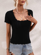 Scalloped Hem Square Neck Knit Top (7)