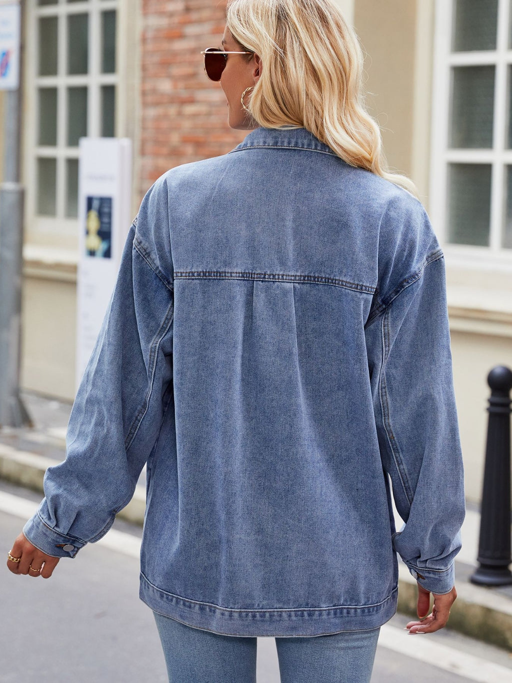 Button Up Denim Jacket Pockets (8)