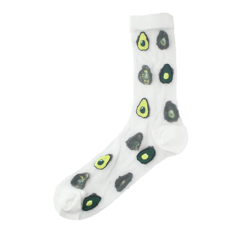 Lightweight Sheer Glass-fiber Cotton Socks variant CJWZ274229601AZ